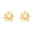 Pearl Stud Earrings Exaggerated Niche